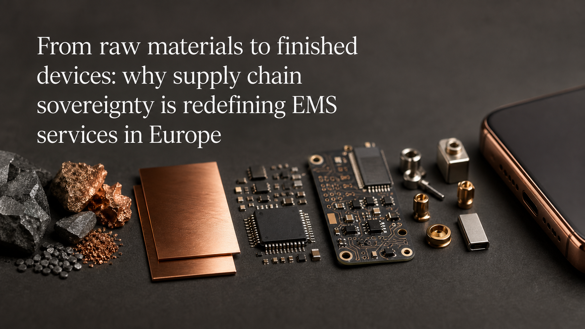 From raw materials to finished devices: why supply chain sovereignty is redefining EMS services in Europe