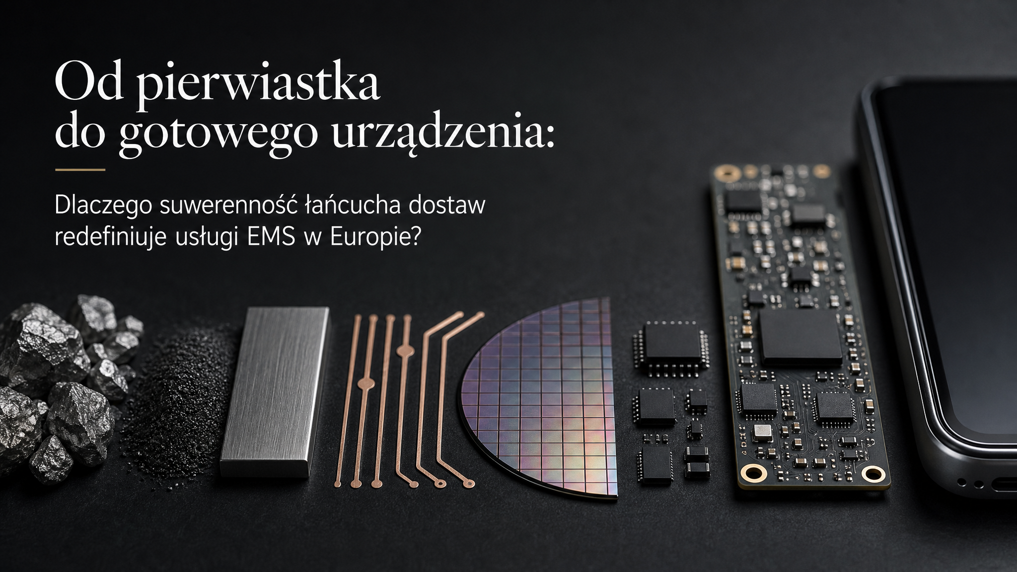 Od pierwiastka do gotowego urządzenia: Dlaczego suwerenność łańcucha dostaw redefiniuje usługi EMS w Europie?